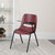 Flash Furniture RUT-EO1-BY-LTAB-GG Burgundy Flip-Up Left Handed Plastic Tablet Arm Seat and Back Hercules Series Ergonomic Shell Chair