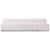 Flash Furniture ZB-803-680-SET-WH-GG White LeatherSoft with Brushed Stainless Steel Base Modular Hercules Alon Series Reception Configuration