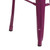 Flash Furniture ET-BT3503-30-PUR-GG 30.25" H Purple Galvanized Steel with Drain Hole Seat Bar Stool