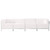 Flash Furniture ZB-IMAG-SET8-WH-GG White LeatherSoft With Integrated Stainless Steel Legs Modular Hercules Imagination Series Lounge Set