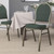 Flash Furniture FD-C03-GOLDVEIN-4003-GG Green Patterned Fabric Gold Vein Powder Coated Frame Finish Hercules Series Stacking Banquet Chair