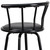Flash Furniture YB-Y-J909-KD-GG Black Vinyl Metal Frame Swivel Bar Stool