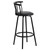 Flash Furniture YB-Y-J909-KD-GG Black Vinyl Metal Frame Swivel Bar Stool