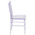 Flash Furniture LE-L-7K-CL-GG Transparent One-Piece Polypropylene Designed For Indoor/Outdoor Commercial Use Kid's Chiavari Chair