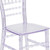 Flash Furniture LE-L-7K-CL-GG Transparent One-Piece Polypropylene Designed For Indoor/Outdoor Commercial Use Kid's Chiavari Chair