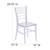 Flash Furniture LE-L-7K-CL-GG Transparent One-Piece Polypropylene Designed For Indoor/Outdoor Commercial Use Kid's Chiavari Chair