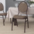 Flash Furniture FD-C04-COPPER-008-T-02-GG Brown Patterned Fabric Copper Vein Powder Coated Finish Hercules Series Stacking Banquet Chair