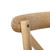 Flash Furniture X-BACK-NWG Natural with White Grain Elmwood Bent X Back Side Chair