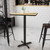 Flash Furniture XU-NATTB-2430-T2222B-GG Natural Laminate Rectangular Plastic Top PVC T-Mold Edge Table