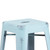 Flash Furniture ET-BT3503-30-DB-GG 30" H Blue Green Galvanized Steel with Drain Hole Seat Bar Stool