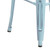 Flash Furniture ET-BT3503-30-DB-GG 30" H Blue Green Galvanized Steel with Drain Hole Seat Bar Stool