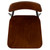 Flash Furniture XU-DG-60725B-GG 29-5/8"H Mahogany Finish Back And Seat With Curver Back Steel Tubular Frame Dining Barstool