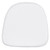 Flash Furniture LE-1-WH-KD-GG 11.5" W x 11.5" D x 1.5" H Soft White Fabric Chair Cushion