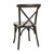 Flash Furniture XU-X-EA-NTC-GG Ash Wood Seat and Frame with Early American Finish Hercules Series Stackable Chair