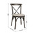 Flash Furniture XU-X-EA-NTC-GG Ash Wood Seat and Frame with Early American Finish Hercules Series Stackable Chair