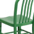 Flash Furniture CH-61200-18-GN-GG Vertical Slat Back For Indoor/Outdoor Commercial and Residential Use Green Chair