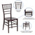 Flash Furniture LE-MAHOGANY-GG Mahogany One-Piece Ultra-Strong Polycarbonate Designed For Indoor/Outdoor Commercial Use Hercules Premium Series Stacking Chiavari Chair