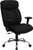 Flash Furniture GO-1235-BK-FAB-A-GG Black Fabric Padded Arms High Back Design Hercules Series Big & Tall Executive Swivel Office Chair