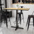 Flash Furniture XU-NATTB-3048-T2230B-3CFR-GG Natural Laminate Rectangular Top PVC T-Mold Edge Table