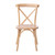Flash Furniture X-BACK-DRIFT Driftwood Elmwood Bent X Back Side Chair