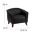 Flash Furniture 111-1-BK-GG Black LeatherSoft Upholstery Seat and Back Hercules Imperial Series Reception Chair