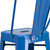 Flash Furniture CH-31320-30GB-BL-GG Blue Galvanized Steel Drain Hole In Seat Bar Stool