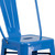 Flash Furniture CH-31320-30GB-BL-GG Blue Galvanized Steel Drain Hole In Seat Bar Stool