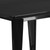 Flash Furniture ET-CT002-4-30-BK-GG Black Steel Square Table Set with 4 Chairs