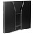 Flash Furniture XA-BAR-48-BK-GG 47.75" W Black Laminate Aluminum Frame Foldable Portable Bar