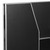 Flash Furniture XA-BAR-48-BK-GG 47.75" W Black Laminate Aluminum Frame Foldable Portable Bar