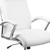 Flash Furniture GO-2192-WH-GG White Bonded Leather Padded Arms High Back Design Executive Swivel Office Chair
