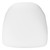 Flash Furniture BH-WH-HARD-GG 15.5" W x 15.5" D x 2" H White Resin or Wood Chiavari Chair Cushion