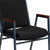 Flash Furniture XU-60154-BK-GG Black Dot Pattern Polyester Upholstered Hercules Series Heavy Duty Stacking Chair