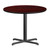 Flash Furniture XU-RD-36-MAHTB-T3030-GG 36" Dia. Round Mahogany Laminated Dining Height Table with Four Pointed Pedestal Base