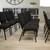 Flash Furniture XU-CH-60096-BK-BAS-GG Black 19" Width Gold Vein Frame Finish Hercules Series Stacking Church Chair