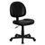 Flash Furniture BT-688-BK-GG Black Armless Heavy Duty Black Nylon Base Mid-Back Design Ergonomic Swivel Task Chair