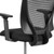 Flash Furniture GO-2100-A-GG Mid-Back Design Black Adjustable Arms Ergonomic Swivel Drafting Stool