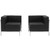 Flash Furniture ZB-IMAG-SET10-GG Black LeatherSoft Upholstery Seat and Back Hercules Imagination Series Corner Chair