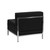 Flash Furniture ZB-IMAG-SECT-SET7-GG Black LeatherSoft With Stainless Steel Legs Modular Hercules Imagination Series Sectional