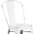 Flash Furniture ET-3534-30-WH-GG White Galvanized Steel Drain Holes In Seat Bar Stool