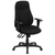 Flash Furniture BT-90297H-A-GG Black Padded Arms Heavy Duty Black Nylon Base High Back Design Ergonomic Swivel Task Chair