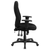 Flash Furniture BT-90297H-A-GG Black Padded Arms Heavy Duty Black Nylon Base High Back Design Ergonomic Swivel Task Chair