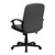 Flash Furniture GO-ST-6-GY-GG Gray Fabric Nylon Arms Mid Back Design Executive Swivel Office Chair
