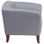 Flash Furniture 111-1-GY-GG Gray LeatherSoft Upholstery Seat and Back Hercules Imperial Series Reception Chair