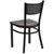 Flash Furniture XU-DG-60115-GRD-WALW-GG Metal Back .62" Walnut Finish Plywood Seat Hercules Series Restaurant Chair