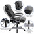 Flash Furniture GO-1850-1-LEA-GG Black Bonded Leather Padded Arms High Back Design Hercules Series Big & Tall Executive Swivel Office Chair