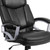 Flash Furniture GO-1850-1-LEA-GG Black Bonded Leather Padded Arms High Back Design Hercules Series Big & Tall Executive Swivel Office Chair