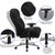 Flash Furniture GO-2085-GG Black Fabric Padded Arms High Back Design Hercules Series 24/7 Big & Tall Executive Swivel Office Chair