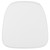 Flash Furniture LE-L-C-SN-WH-GG 15" W x 15" D x 1.75" H Snow White Polyester Chair Cushion