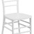 Flash Furniture LE-WHITE-GG White One-Piece Ultra-Strong Polycarbonate Designed For Indoor/Outdoor Commercial Use Hercules Premium Series Stacking Chiavari Chair